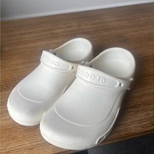 CROCS Kids Classic Clogs in White